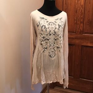 Daytrip XL Cream long sleeve shirt